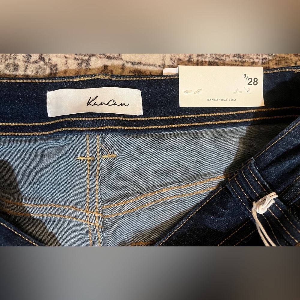 NWT KanCan High Rise Button Fly Flare. Distressed Detailing. - Picture 8 of 12
